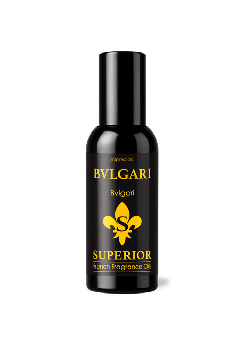 Bvlgari Superior perfume bottle on a white background