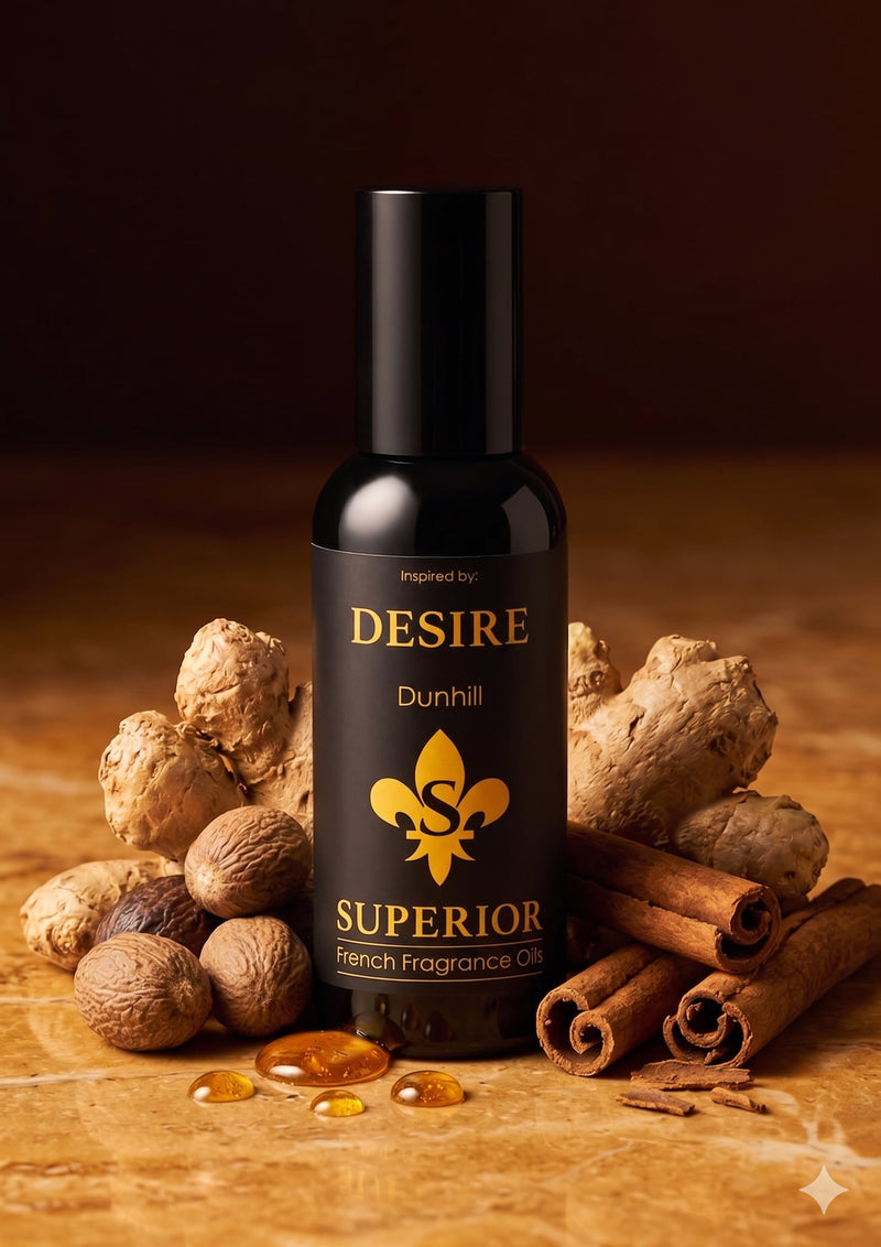 Desire perfume bottle