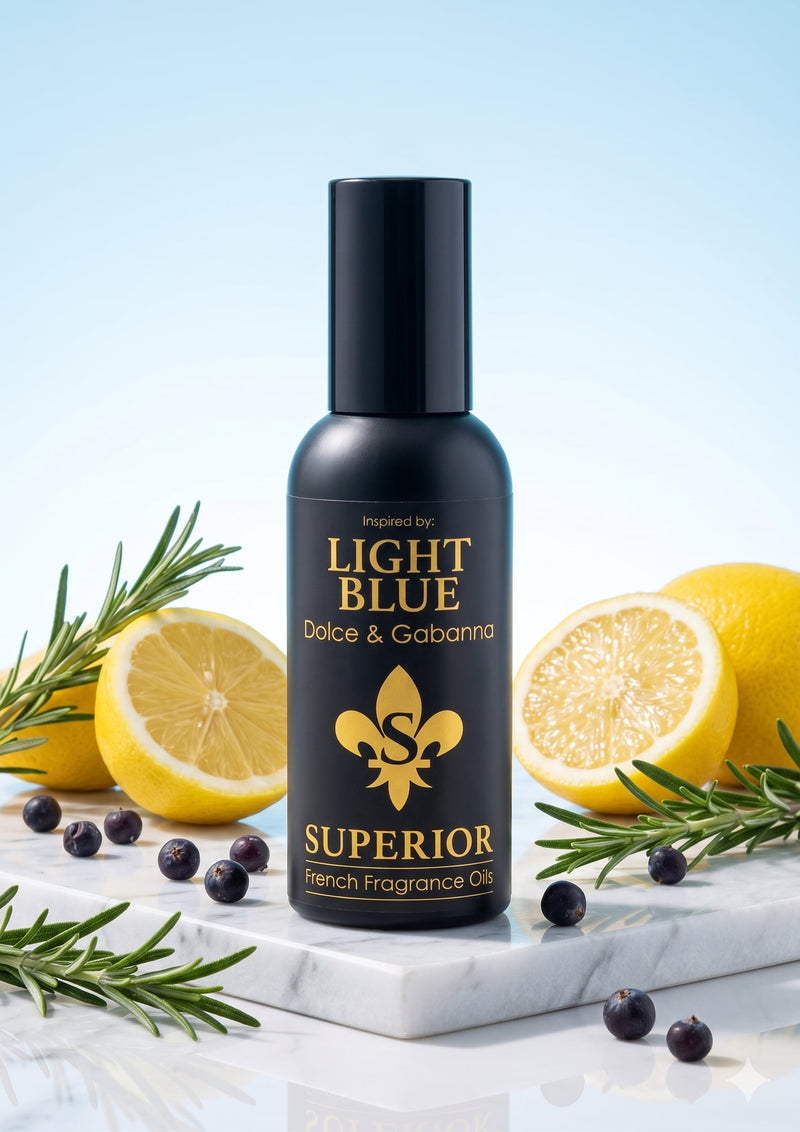 Light Blue perfume bottle