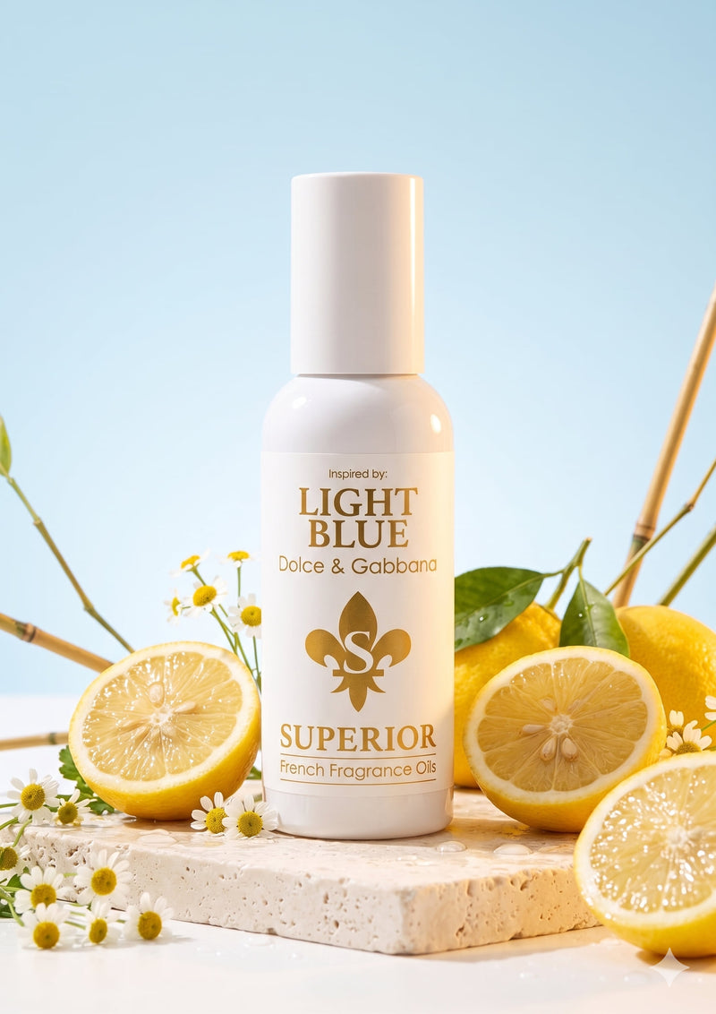 Light Blue perfume bottle